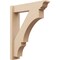 Ekena Millwork 6-in W x 26-in D x 32-in H Balboa Trad Rough Cedar Woodgrain TimberThane Outlooker, Primed Tan OUTUR060X26X32BOA04RCPR - alternate 1